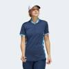 Adidas Golf Polo Ultimate365 Printed Crew Navy Damen