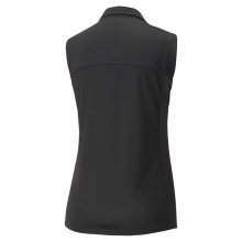 Puma Golf Polo Gamer Sleeveless Schwarz Damen