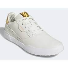 Adidas Golfschuh Adicross Retro Spikeless Damen Weiß/Gold
