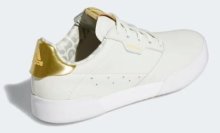 Adidas Golfschuh Adicross Retro Spikeless Weiß/Gold Damen