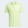 Adidas Golf Polo Two-Color Stripe Lime Herren