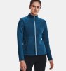 Under Armour Golf Layer Storm Daytona Full-Zip Petrol Blau Damen