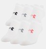 Under Armour Golf Socken Essential Weiß Damen 6er Pack EU S