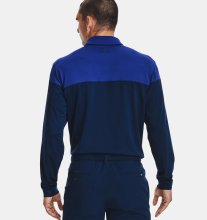 Under Armour Golf Polo Playoff Novelty Langarm Blau Herren