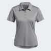 Adidas Golf Polo Performance Grau Damen