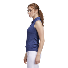 Adidas Polo Microdot Sleeveless Blau Damen