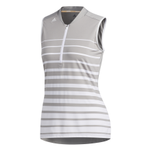 Adidas Polo Engineered Stripe Sleeveless Weiß/Grau Damen