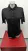 Girls Golf Polo Basic Serafina Schwarz Damen XL