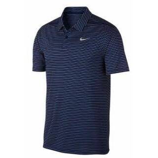Nike Polohemd Dry Essential Stripe Blau Herren UK XL