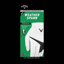 Callaway Golfhandschuh Weather Spann 23 Weiß Damen Linker Handschuh