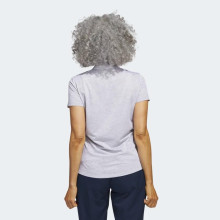 Adidas Golf Polo Jacquard Grau Damen