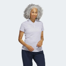 Adidas Golf Polo Jacquard Grau Damen