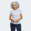Adidas Golf Polo Jacquard Grau Damen
