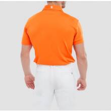 FootJoy Golfpolo Stretch Pique Orange Herren