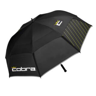 Cobra Regenschirm Double Canopy Branded Schwarz-Gelb