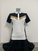 Golfino Polo Shifting Dune Weiß / Schwarz / Braun Damen