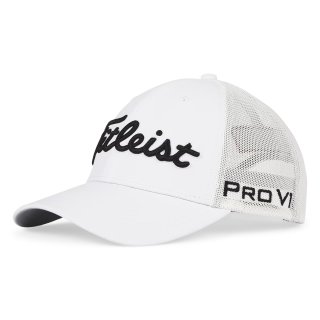 Titleist Golf Cap Players Space Dye Mesh Weiß Herren