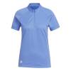 Adidas Golf Polo Textured Hellblau Damen