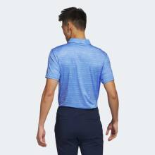 Adidas Polo Stripe Zip Blau / Weiß Herren