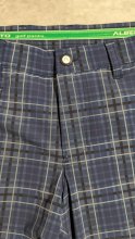 Alberto Golf Hose Rookie Revolutional Check WR Navy Herren