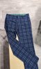 Alberto Golf Hose Rookie Revolutional Check WR Navy Herren