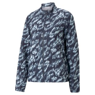 Puma Golf Jacke Animal Print Blau Damen