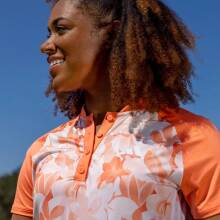 Adidas Golf Polo Floral Damen