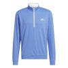 Adidas Golf Layer Lightweight 1/4-Zip Hellblau-Weiß Herren