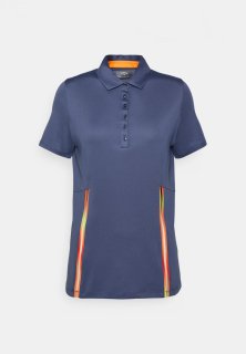 Callaway Golfpolo Chroma Blau / Orange Damen S