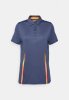 Callaway Golfpolo Chroma Blau / Orange Damen S