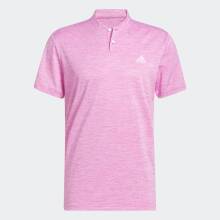 Adidas Golfpolo Textured Stripe Pink Herren