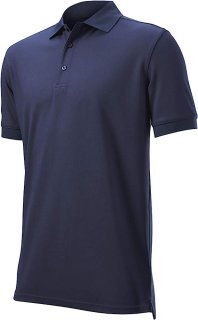Wilson Staff Golfpolo Authentic Dunkelblau Logo Herren