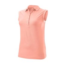 Wilson Staff Golfpolo Authentic Ärmellos Apricot Damen