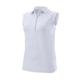 Wilson Staff Golfpolo Authentic Ärmellos Weiß Damen