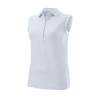 Wilson Staff Golfpolo Authentic Ärmellos Weiß Damen