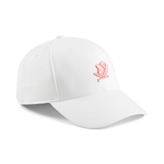 Puma Golf Cap Love Golf Weiß-Rose Damen One Size