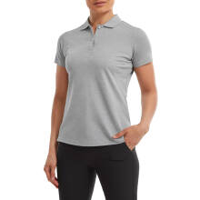 FootJoy Polohemd Pique Solid Stretch Grau Damen