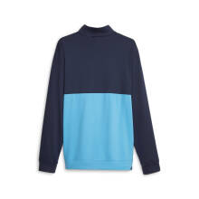 Puma Golf Layer Gamer Colorblock 1/4 Zip Navy/Hellblau...
