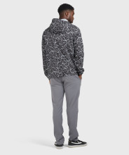 Penguin Golf Hoodie Windbreaker Print Schwarz Herren