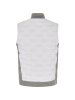 Penguin Golf Weste Full Zip Mixed Media Grau / Weiß / Gelb Herren