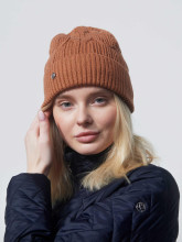 Daily Sports Golf Beanie Olivet Braun Damen