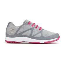 FootJoy Golf Schuh Spikeless Leisure Grau / Pink Damen UK 8
