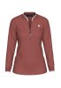Coeurs de Cherie Langarmpolo Sporty Kupfer Damen