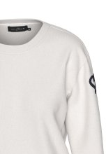 Coeurs de Cherie Pullover Round Neck Fleece Creme Damen