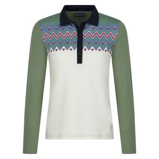 Golfino Golf Pullover Winter Game Stretch Langarm Mehrfarbig Damen