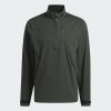 Adidas Golf Layer RAIN.RDY 1/2-Zip Kaki Herren