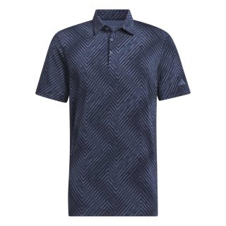 Adidas Golf Polo Allover Blau Herren