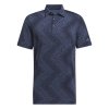 Adidas Golf Polo Allover Blau Herren