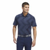 Adidas Golf Polo Allover Blau Herren