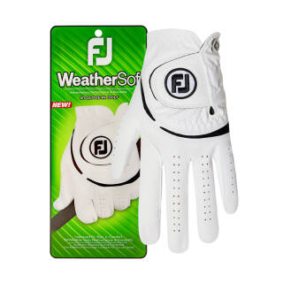 FootJoy Golfhandschuh WeatherSof Weiß / Schwarz Herren Linker Handschuh